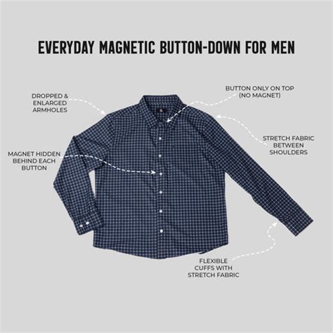 fake buttons clothing|Magnetic Button Shirts .